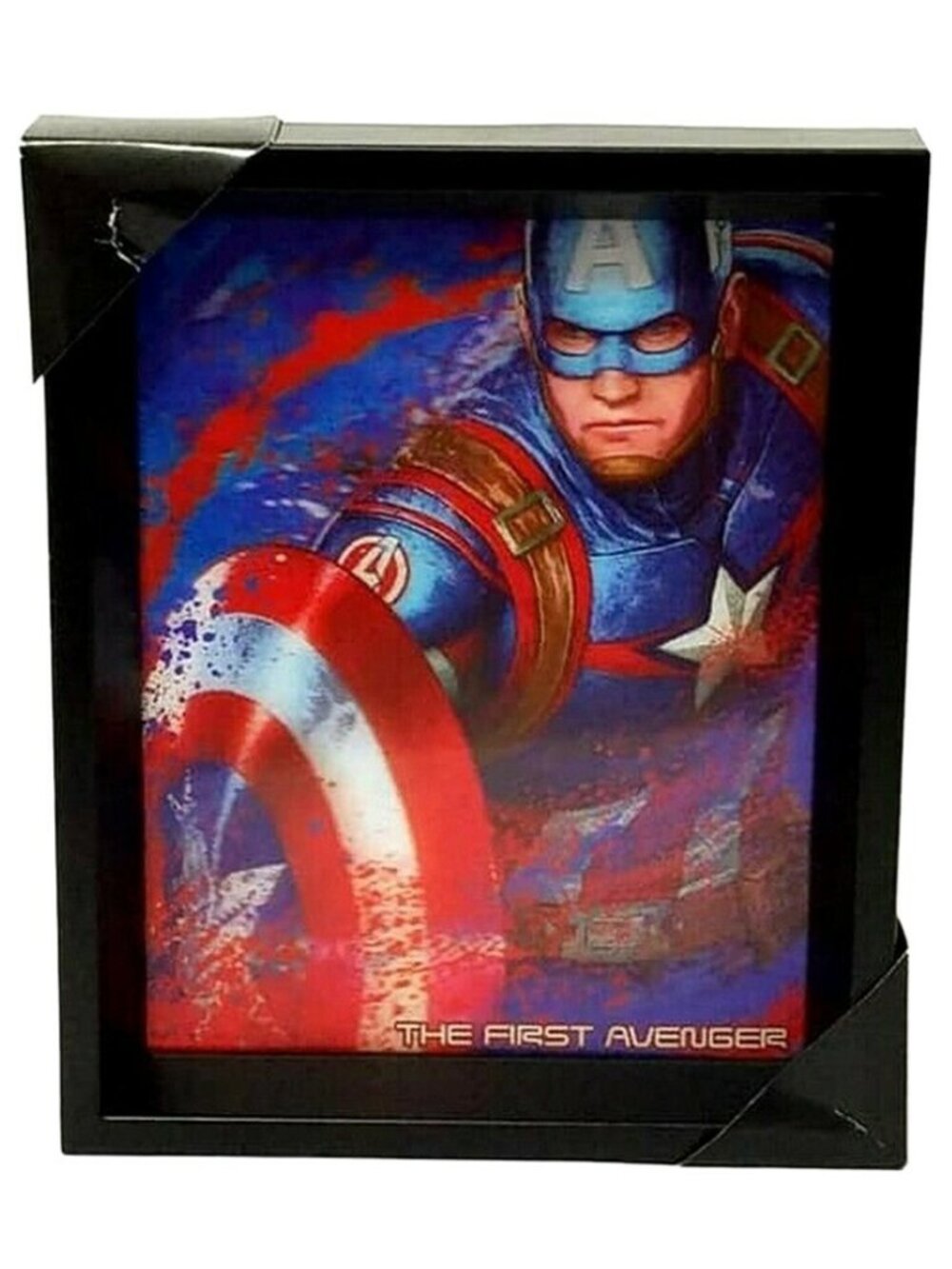 Marvel Captain America The First Avenger 3D Lenticular Framed Wall Art Poster